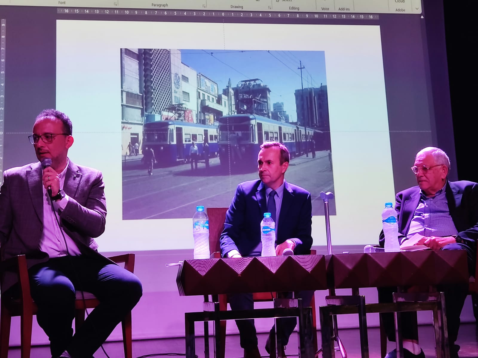 جانب من المحاضرة الافتتاحية لأيام التراث السكندري تصوير/ دعاء عبدالحميد