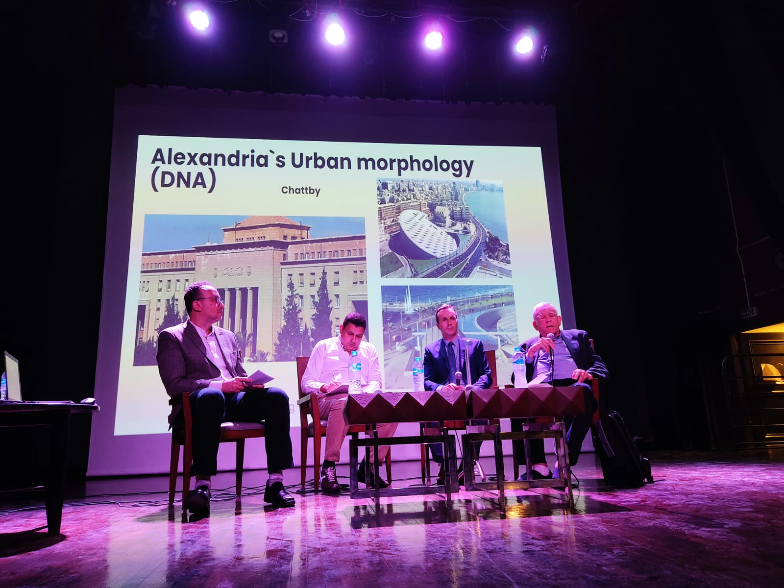 جانب من المحاضرة الافتتاحية لأيام التراث السكندري تصوير/ دعاء عبدالحميد