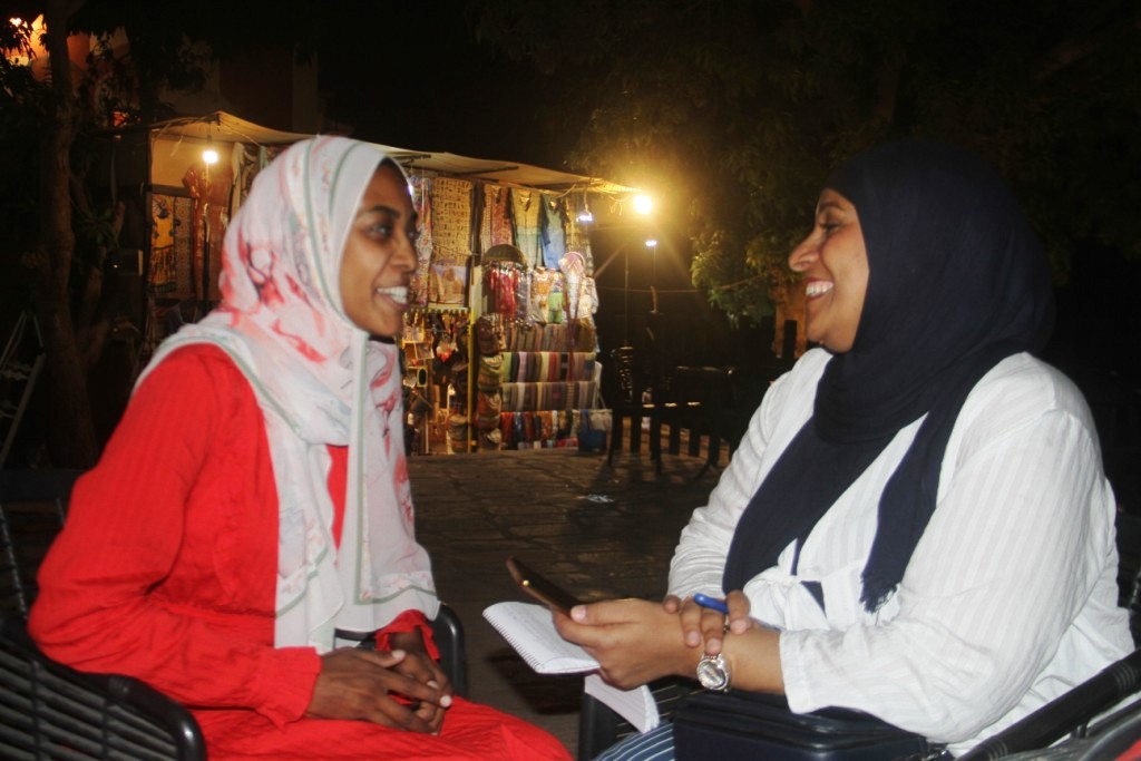 ريم عبدالكريم صاحبة فكرة بودكاست قعدة ستات مع محررة باب مصر