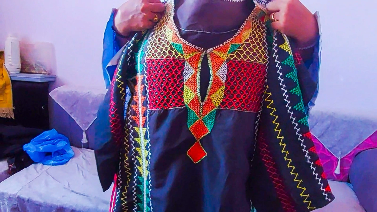 الثوب الواحاتي.. تصوير: هدير محمود