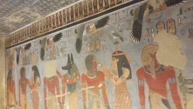 مقبرة الملك أمنحتب الثالث بعد ترميمها.. تصوير: أبو الحسن عبدالستار