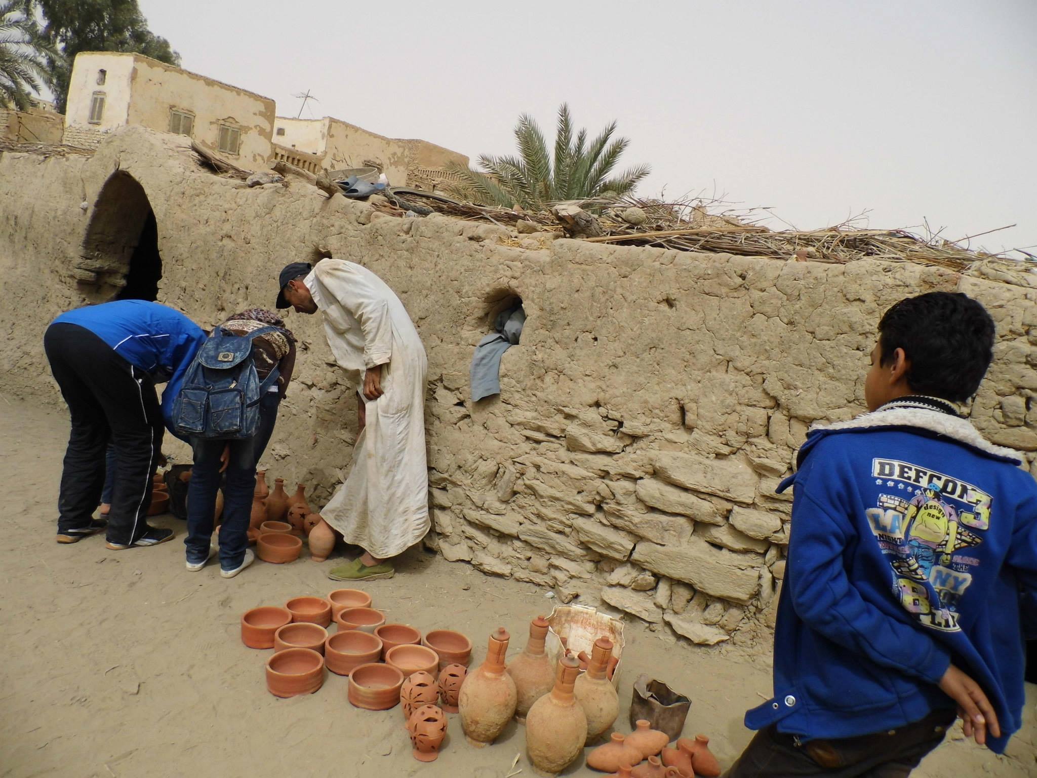 الفخار بعد عملية الحرق.. تصوير: هدير محمود