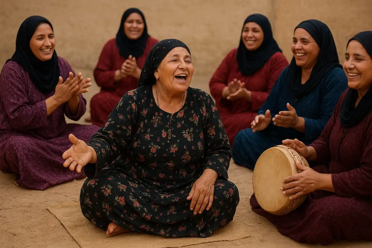 فرح شعبي.. صورة مخلقة بالذكاء الاصطناعي
