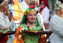 عرض راقص لمهرجان الإسماعيلية الدولي للفنون الشعبية.. تصوير: محمد عوض