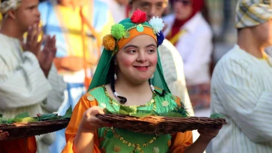 عرض راقص لمهرجان الإسماعيلية الدولي للفنون الشعبية.. تصوير: محمد عوض