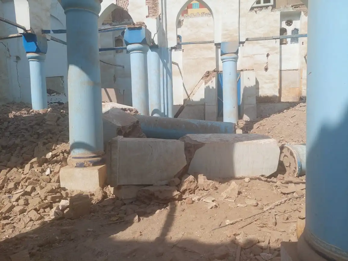 هدم مسجد اليوسفي بأسيوط.. تصوير: جاسمين مهنى