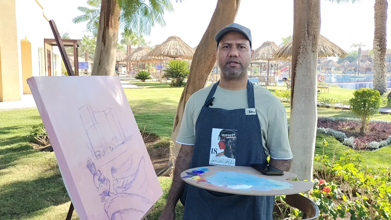 الفنان فهد المعمري.. تصوير: أبوالحسن عبدالستار