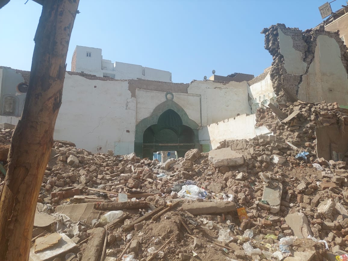 هدم المسجد اليوسفي بأسيوط - تصوير : جاسمين مهنى