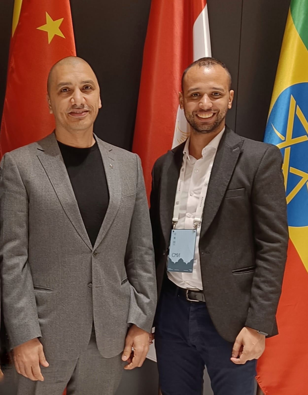 وليد عرفة مع شهاب طارق بمدينة كازان الروسية.. الصورة من المحرر