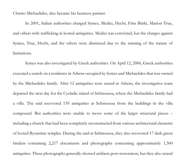 من نص مذكرة التحقيق عن الآثار التي هربها روبن سايمز.. خاص لـ""باب مصر"