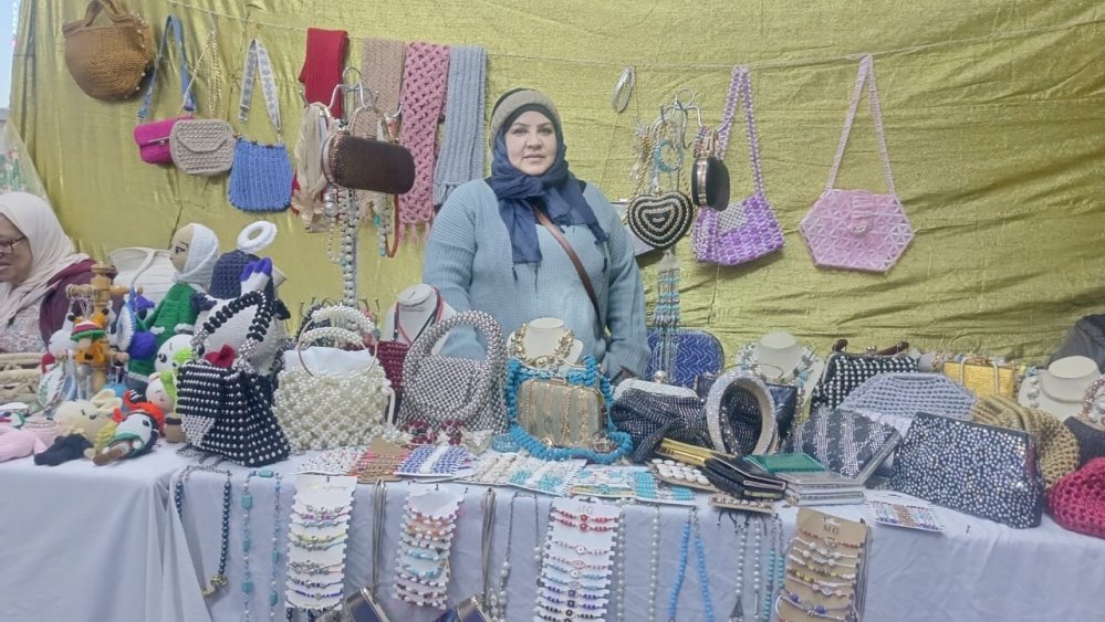 جانب من معرض لمسة مصرية ..تصوير /إسراء محارب