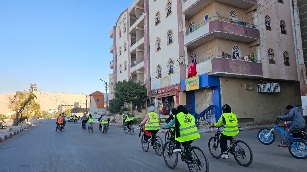 مبادرة Take Bike بسوهاج - تصوير: جهاد عبد الرحيم