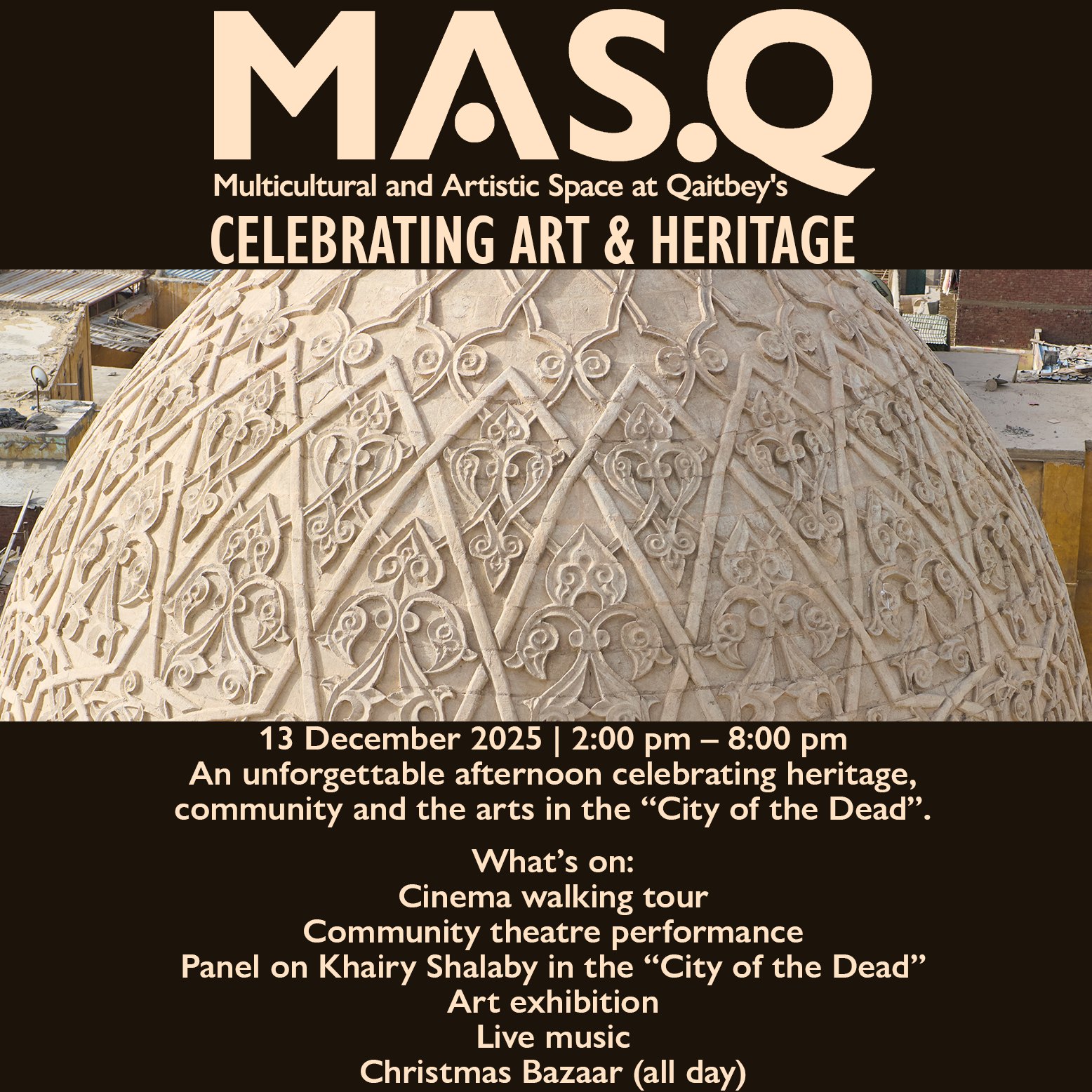 يوم للاحتفاء بالفنون والتراث في مساحات قايتباي