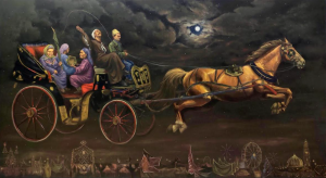 عمل فني من معرض مولد يا دنيا..الصور من الفنان محمد البحيري