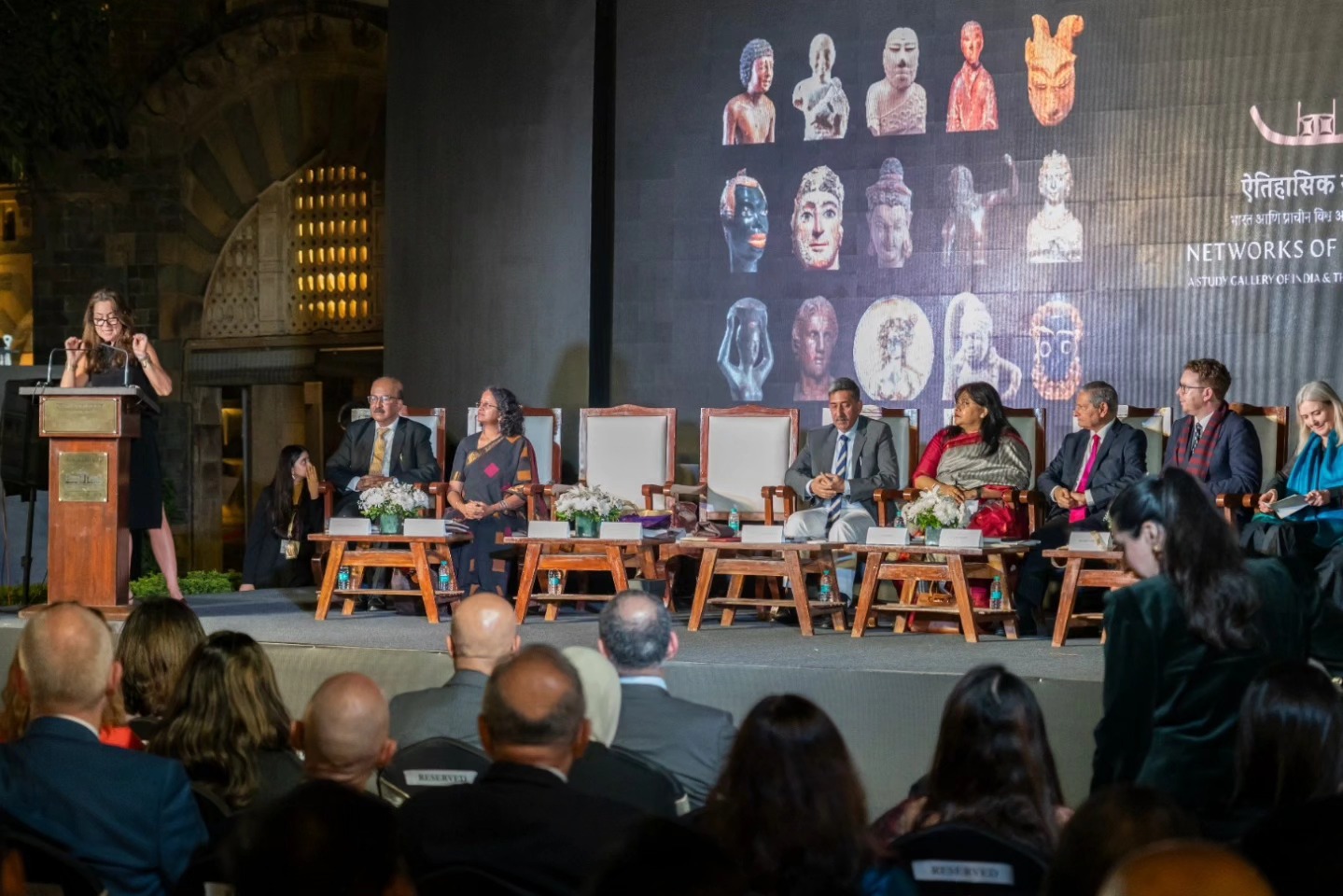 كواليس فعالية الإعلان عن المعرض في الهند.. المصدر صفحة Chhatrapati Shivaji Maharaj Vastu Sangrahalaya