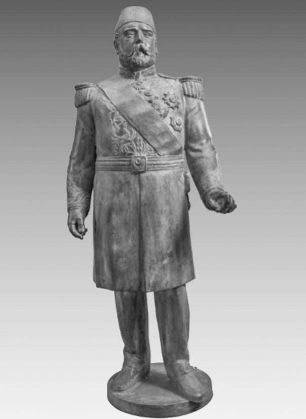 شكل (11. 5): مصطفى متولي:ا لخديو إسماعيل، تمثال من البرونز 1951،مقتنيات متحف الجزيرة بالقاهرة.