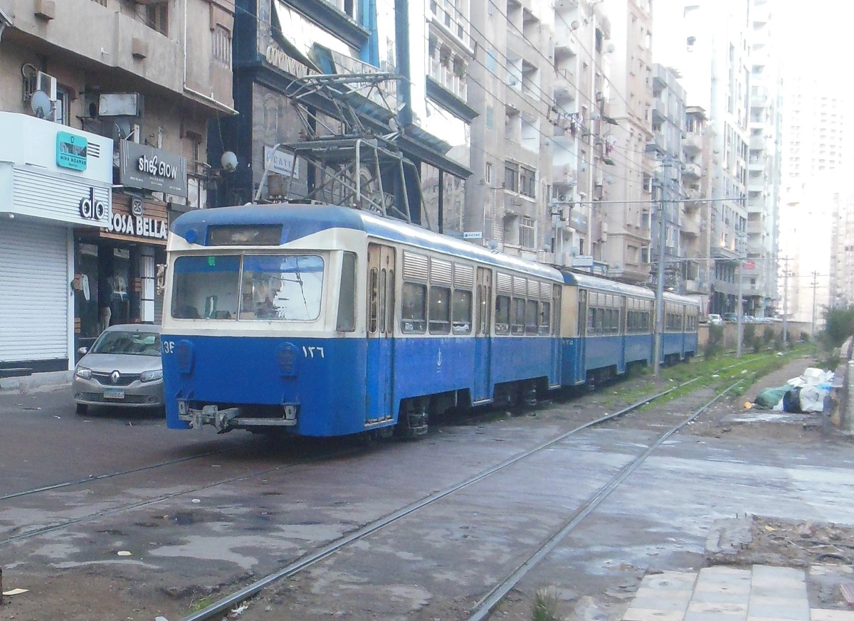 ترام الإسكندرية.. تصوير: ميرنا جوهر