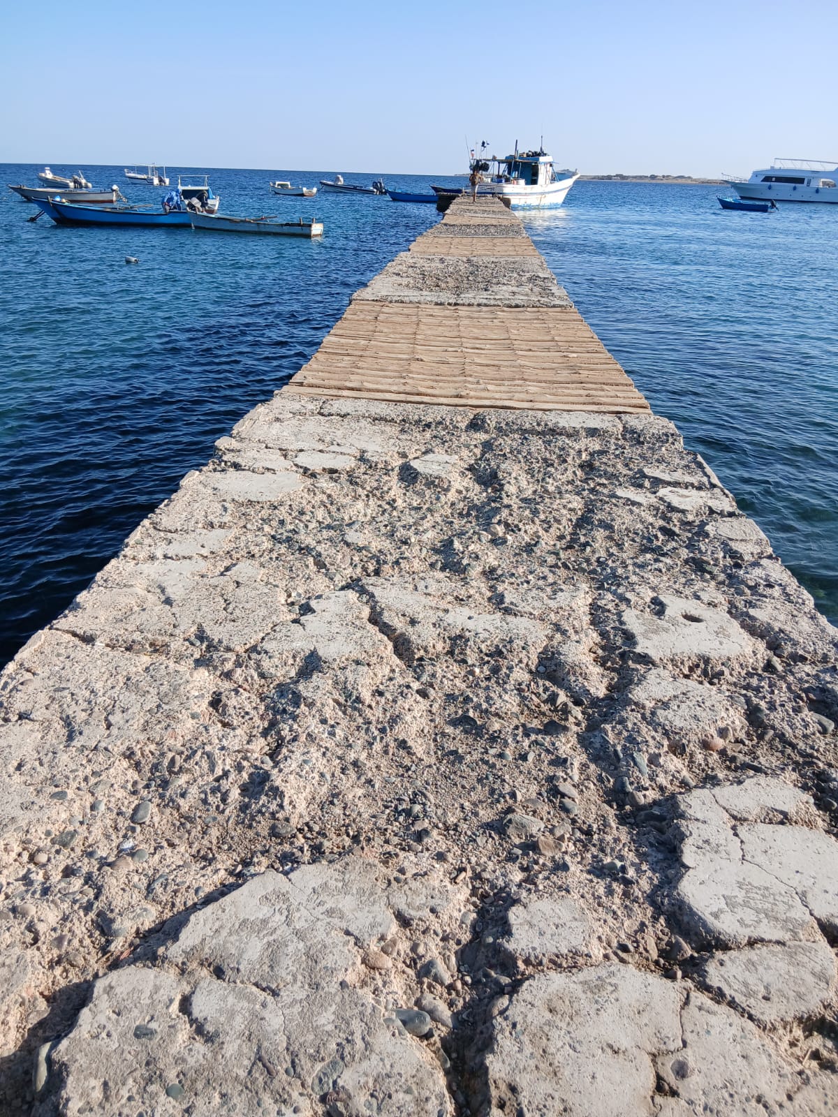جزء من الميناء البحري في القصير.. تصوير: إسراء محارب
