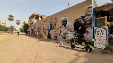 جدارية السلام في الأقصر.. تصوير: أبوالحسن عبدالستار