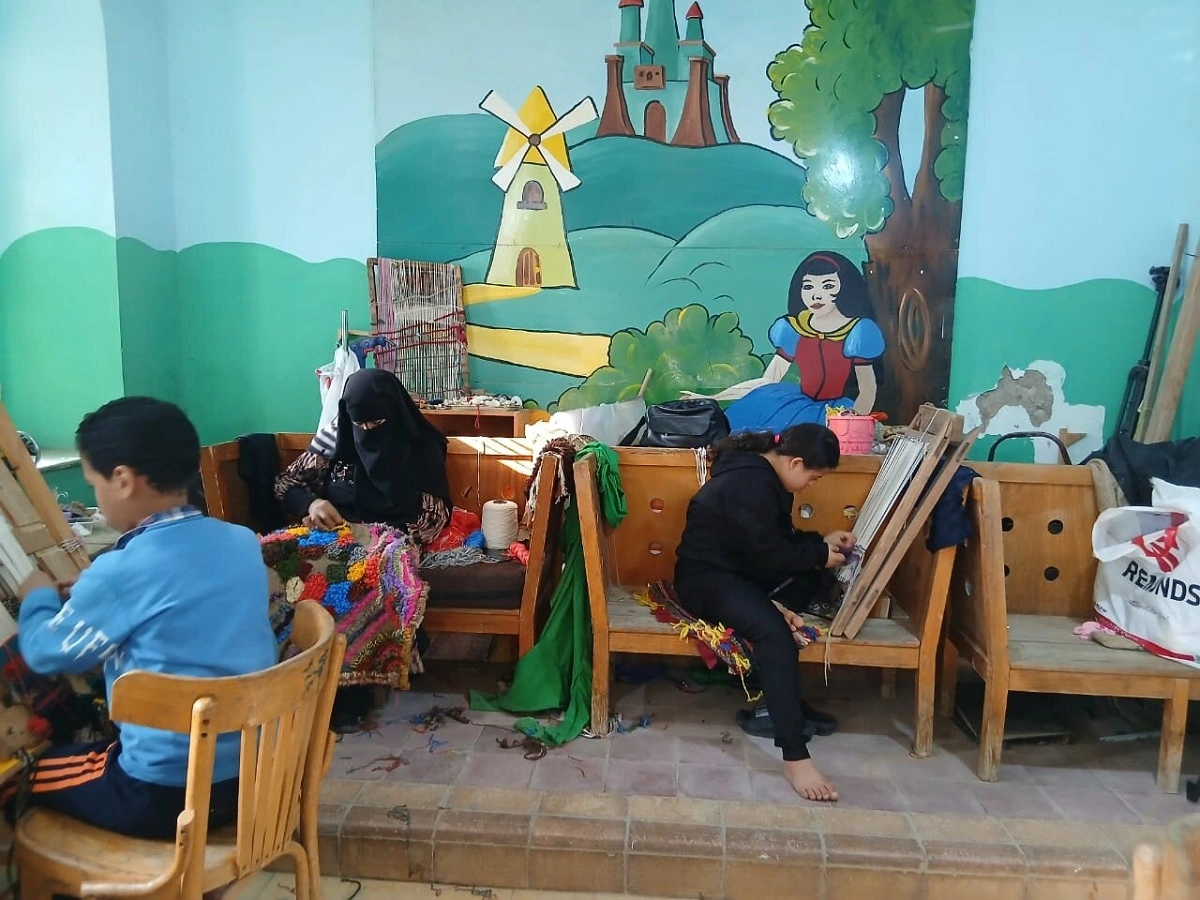 معرض الأسر المعيلة في القصير.. تصوير: إسراء محارب