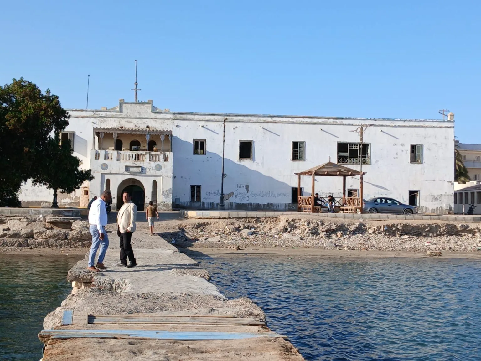 جزء من الميناء البحري في القصير متهالك.. تصوير: إسراء محارب