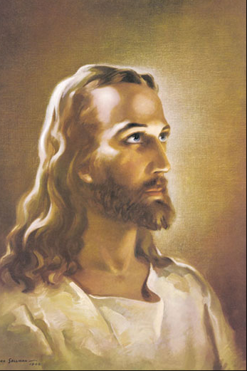 لوحة الفنان وارنر سالمان عن السيد المسيح.. المصدر موقع جامعة ساوث كارولينا