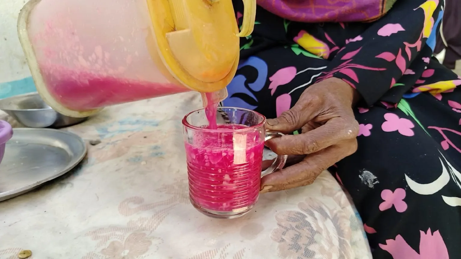 مشروب الأبريه النوبي.. تصوير: وفاء أمين