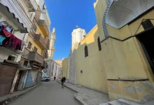 مئذنة مسجد زغلول من الجانب الغربي.. تصوير: محمد عوض