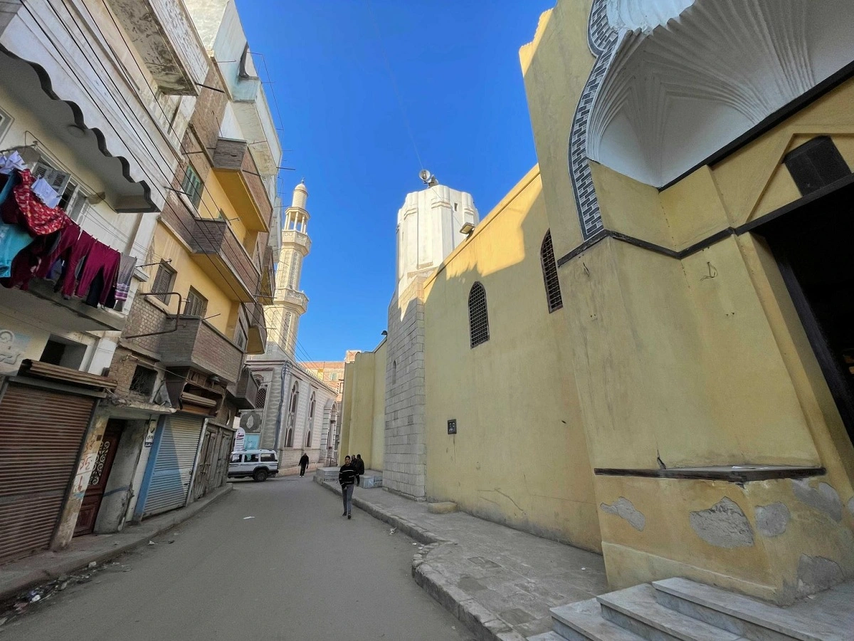 مئذنة مسجد زغلول من الجانب الغربي.. تصوير: محمد عوض