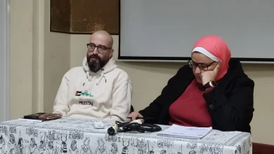 لقاء الكاتب الفلسطيني باسم خندقجي من تقديم الكاتبة هند جعفر.. تصوير: دعاء عبدالحميد