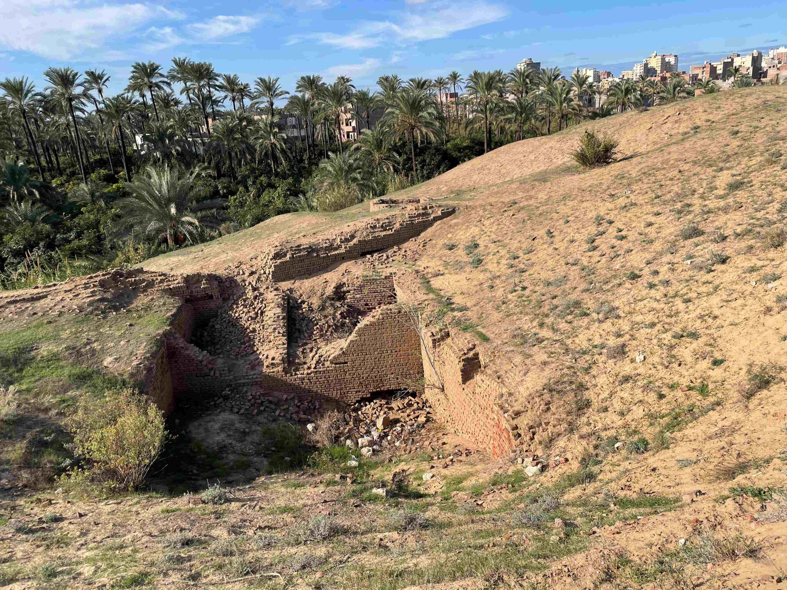 أطلال حصن تل أبو مندور تصوير محمد عوض أطلال حصن تل أبو مندور.. تصوير: محمد عوض