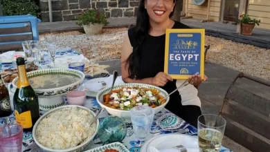 دينا الضيف، مؤلفة كتاب «مذاق مصر» The taste of Egypt.. الصورة من المؤلفة