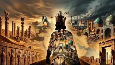 صورة تعبيرية عن تاريخ الدولة الإيرانية تم توليدها بالذكاء الاصطناعي