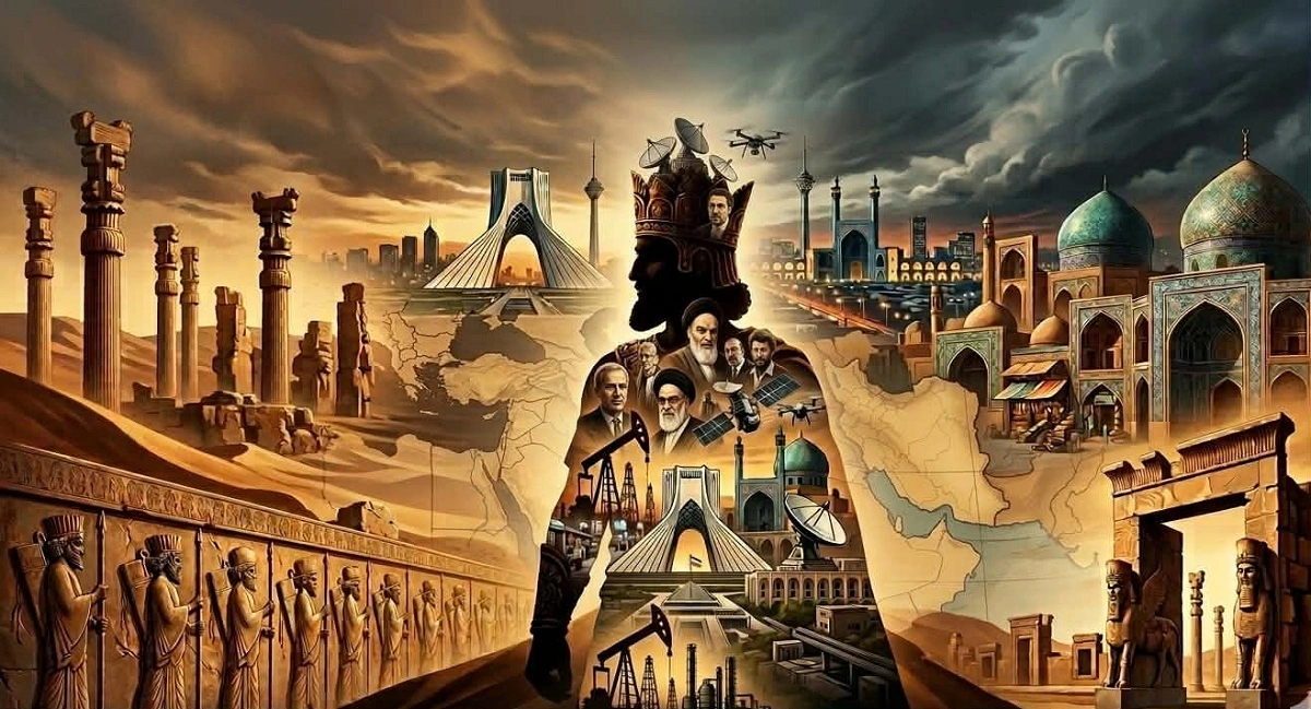 صورة تعبيرية عن تاريخ الدولة الإيرانية تم توليدها بالذكاء الاصطناعي