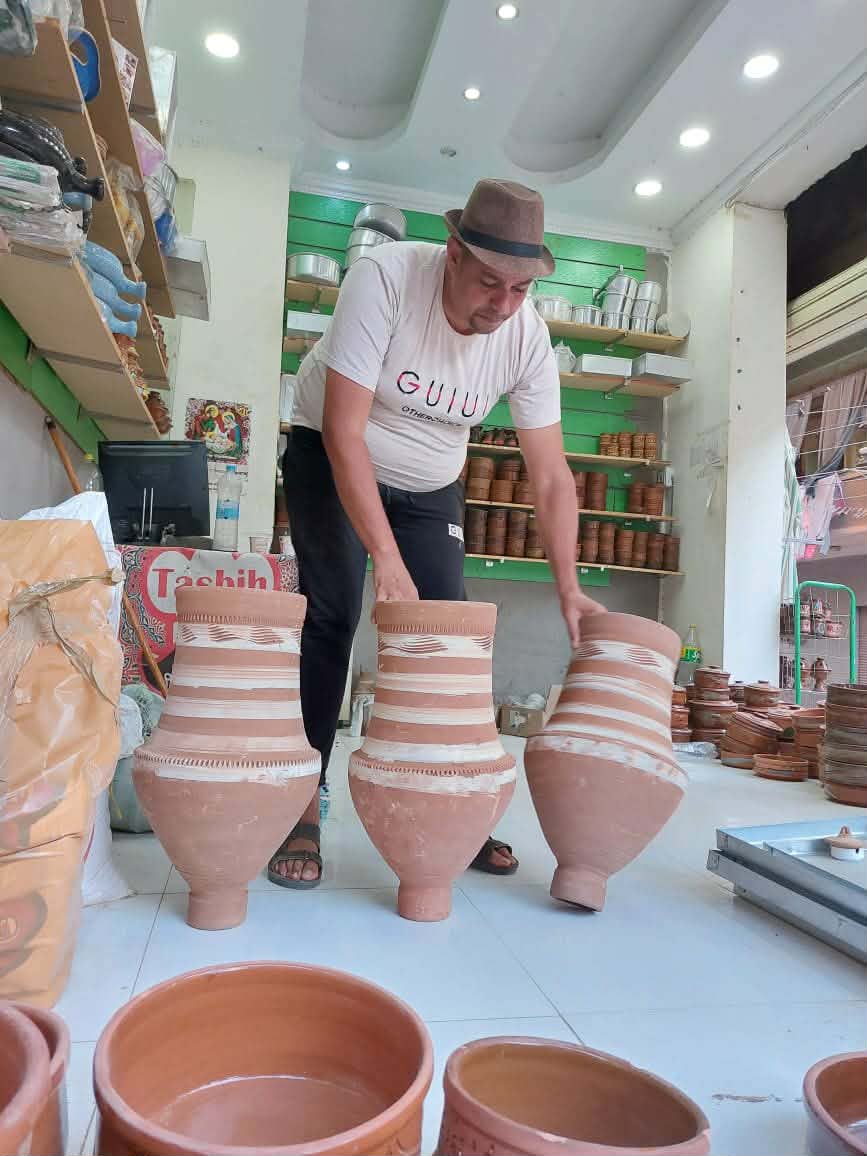 الكولمان الفخار.. تصوير: أسماء منتصر