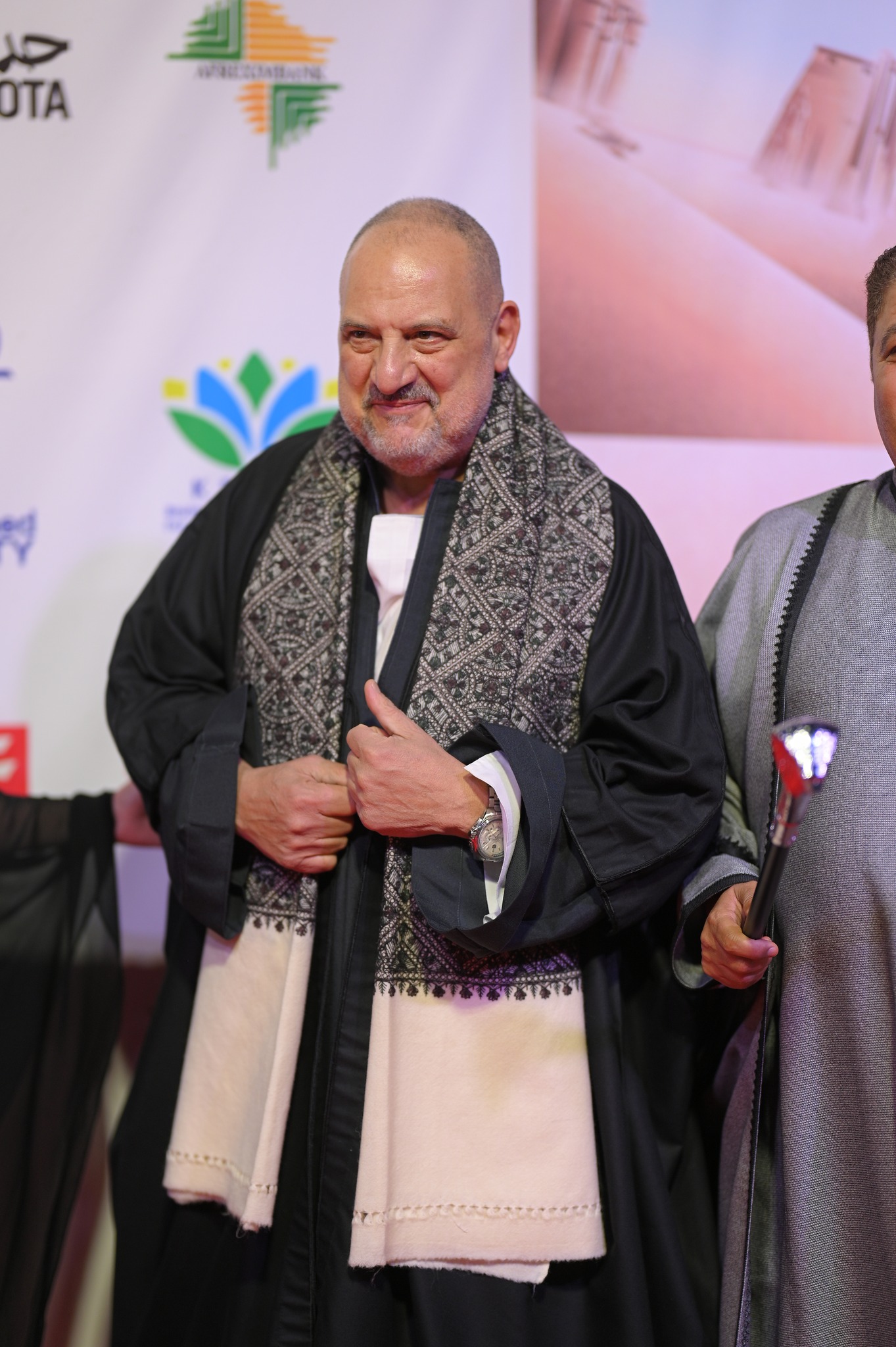 الفنان خالد الصاوي.. الصورة من إدارة المهرجان