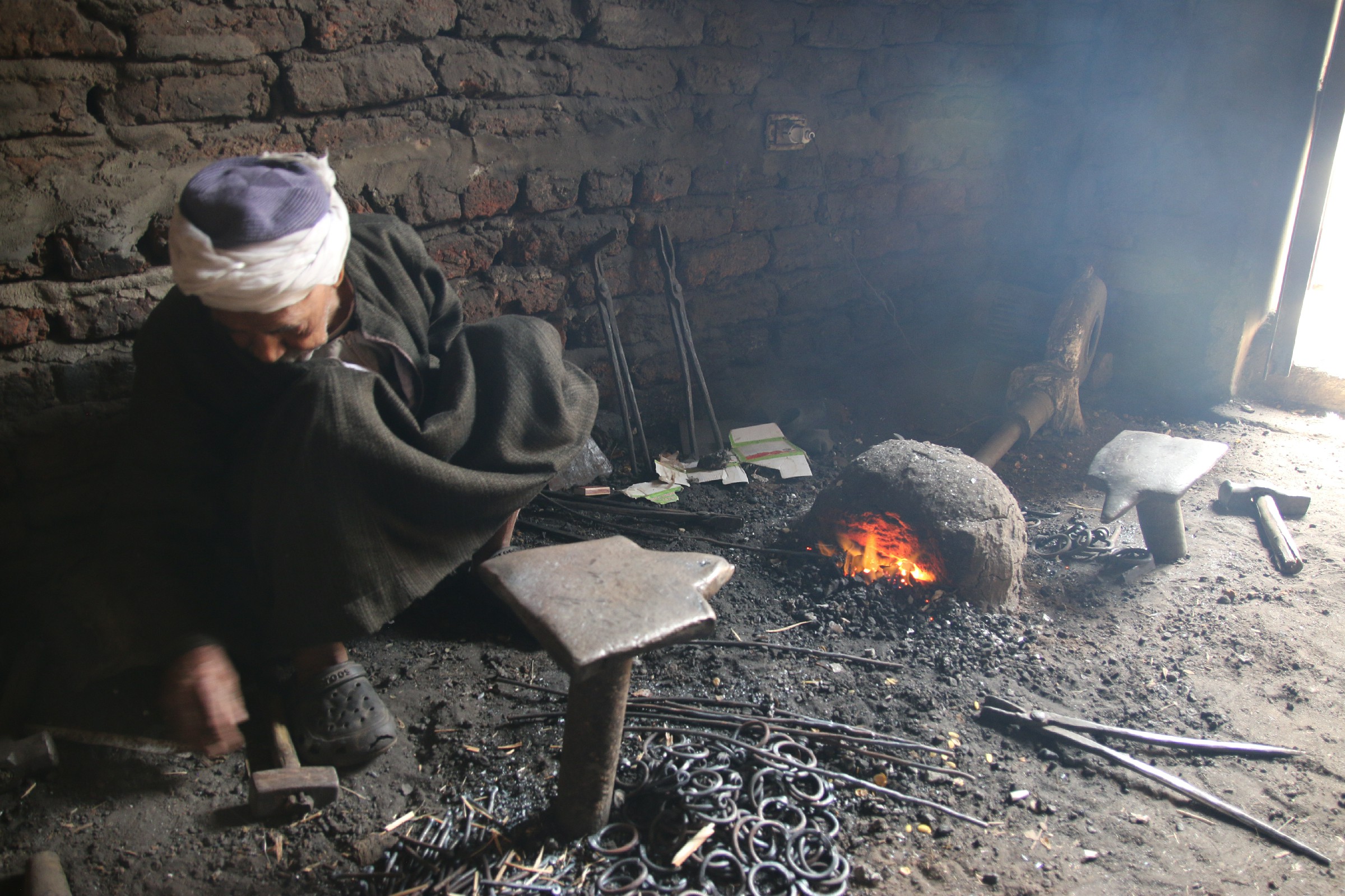 عم عبده الحداد.. تصوير: أبوالحسن عبدالستار