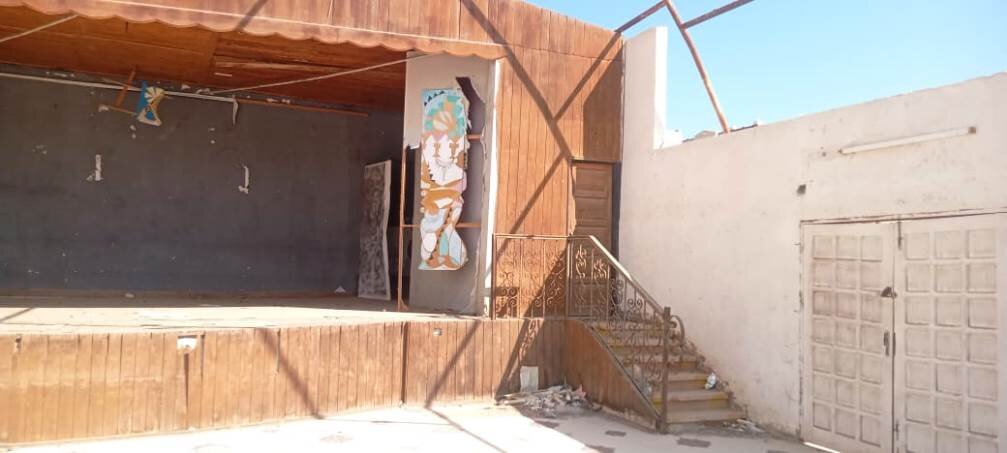 مسرح قصر ثقافة سفاجا آيل للسقوط