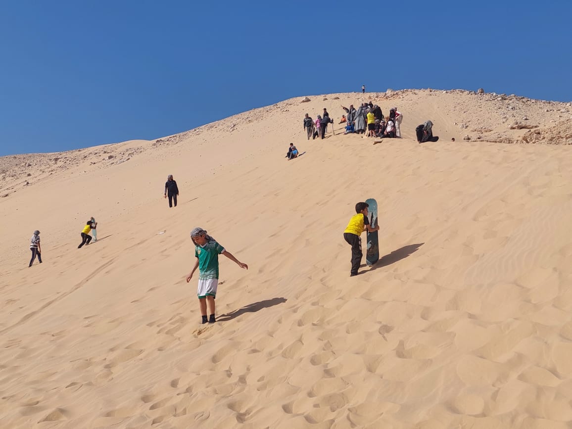 الكثبان الرملية العلاجية بوادي إيمو.. تصوير: جاسمين مهني
