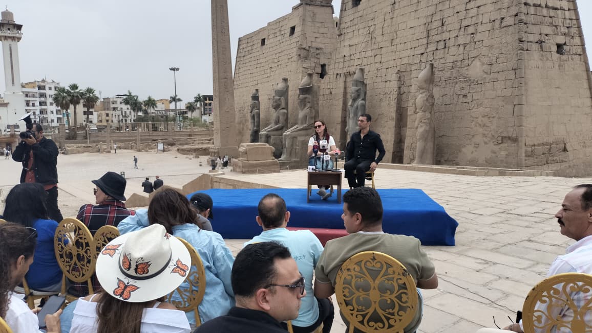 من ندوة الفنانة ريهام عبد الغفور.. تصوير: أبوالحسن عبدالستار