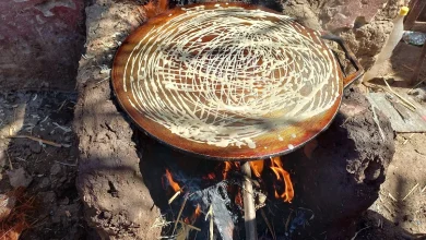 صناعة الكنافة البلدي.. تصوير: أسماء الشرقاوي