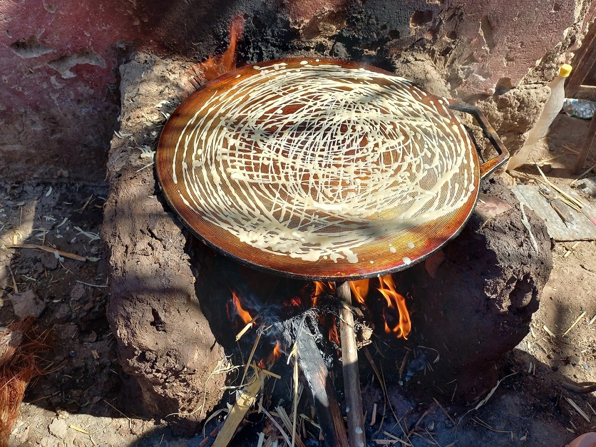 صناعة الكنافة البلدي.. تصوير: أسماء الشرقاوي