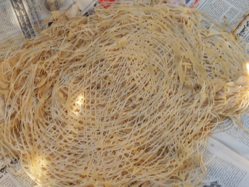 الكنافة في شكلها النهائي.. تصوير: أسماء الشرقاوي