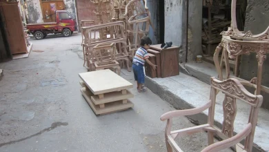 ورشة صناعة أثاث في دمياط.. تصوير: حلمي ياسين