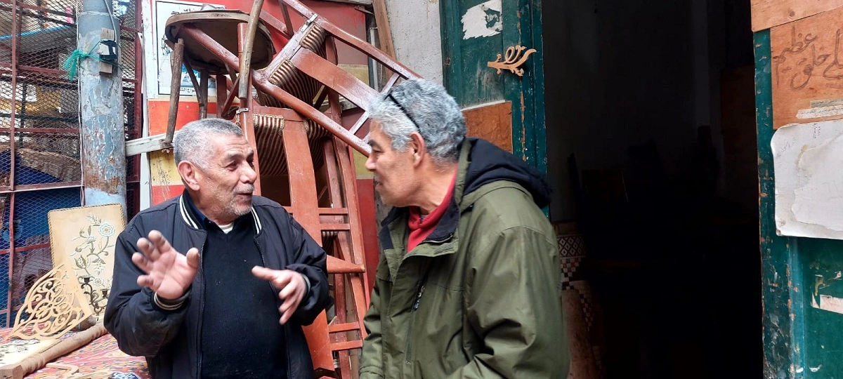 حلمي ياسين مع الحاج محمد سادات البرش 