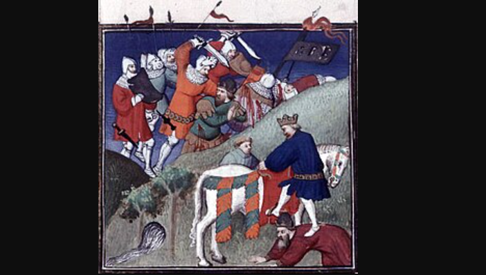 رسم يُظهر معركة ملاذكرد العظيمة بين السلاجقة والبيزنطيين.. الصورة مشاع إبداعي