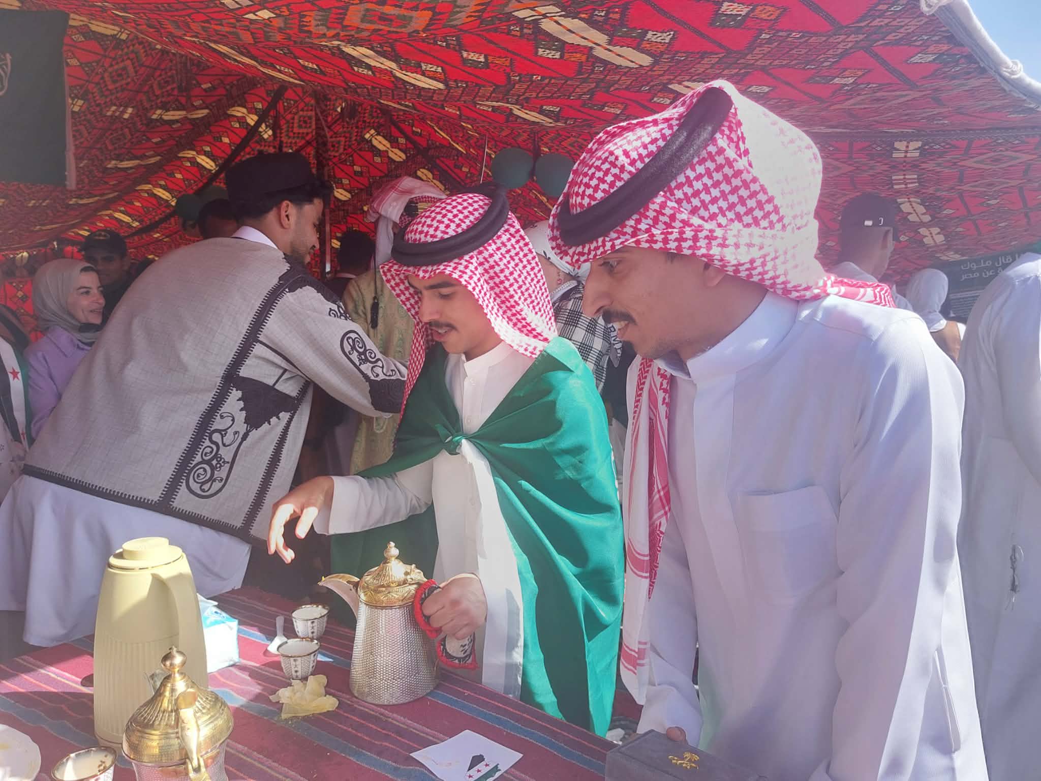 طلاب سعوديون في ملتقى ثقافات الشعوب.. تصوير: أسماء منتصر