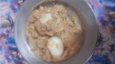 طبق مدفون البيض من أسوان.. الصورة من حنان شحاتة