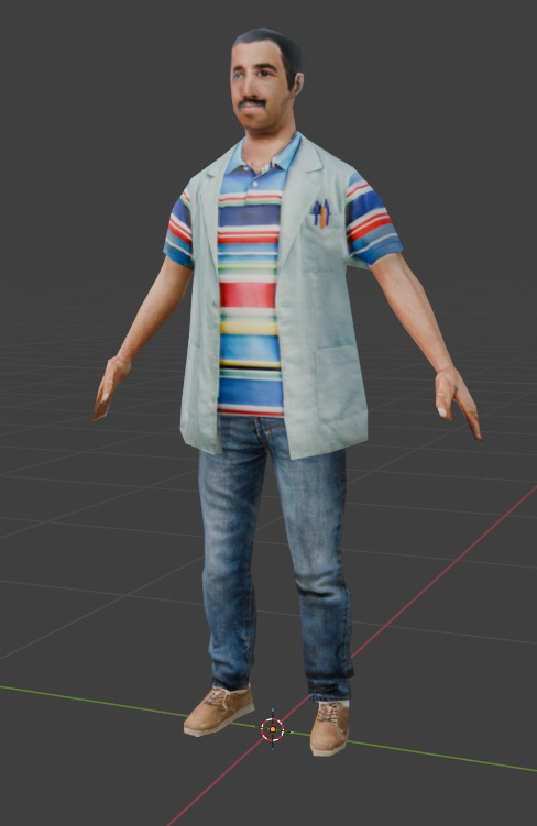 خلال تنفيذ مشروع واقع افتراضي.. بإذن من المهندس أحمد عمارة مصمم المشروع 