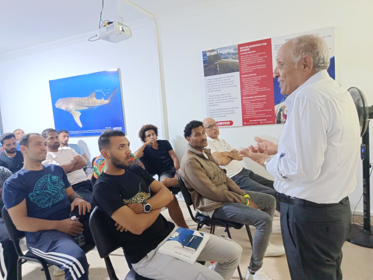 تدريب جمعية هيبكا من خلال بروتوكول تعاون مع غرفة سياحة الغوص والانشطة البحرية.. الصورة من الجمعية